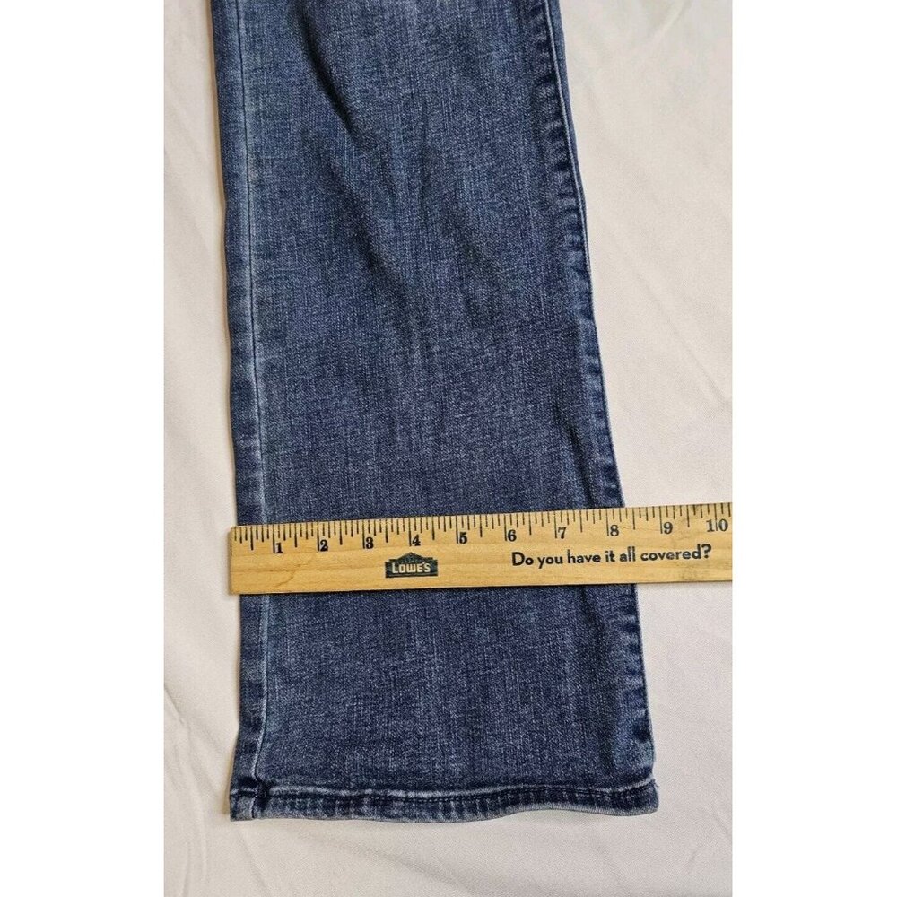 NYDJ Barbara Bootcut Lift & Tuck Denim Jeans 10JP Acid Washed - Picture 9 of 10